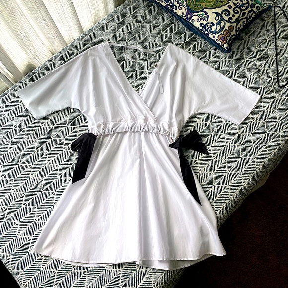 ASOS ribbon tie smock dress. Size 4. NWT/RARE - Picture 1 of 4